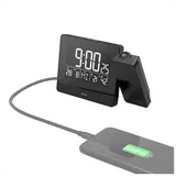 Ure Réveil à projection Plus Charge Noir Črna