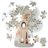 Little Dutch® velika talna sestavljanka forest friends | Shoptok.si