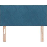  LED glava kreveta Tamno plava 100 cm Baršun | shoptok.hr