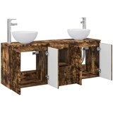  Set ormarića za kupaonicu 3 kom. Dimljeni hrast | shoptok.hr