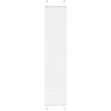 vidaXL Plisirana žaluzija Bela 45x200 cm Širina tkanine 44,4 cm | Shoptok.si
