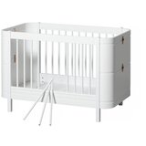 Oliver Furniture® dječji krevetić mini+ basic cot 5v1 60x120 white | shoptok.hr