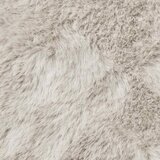  Protuklizni tepih od umjetnog zečjeg krzna OLITE Bež 60 x 90 cm | shoptok.hr