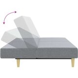 vidaXL 2-dijelni set sofa svjetlosivi od tkanine | shoptok.hr