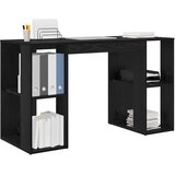  Stol s policom Crni hrast 130 x 50.5 x 75 cm Konstruirano drvo | shoptok.hr