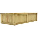  Dvignjeno cvetlično korito 196x100x50 cm impregnirana borovina | Shoptok.si