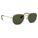 Ray-ban Sončna očala Hexagonal 0RB3548N 001 Arista/G-15 Green Cene