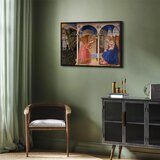  Slika - Fra Angelico – The Annunciation 120x80 U crnom drvenom okviru | shoptok.hr
