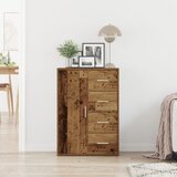 vidaXL omarica Staro les Trden obnovljen les Velika Vzdržljiva | Shoptok.si