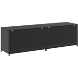  Vrtna kutija za pohranu od poliratana 200 x 50 x 60 cm crna | shoptok.hr