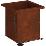  Vrtna posuda za sadnju s LED svjetlom 2 kom. Rđa - Otporni čelik 30 x 30 x 30 cm 2 | shoptok.hr