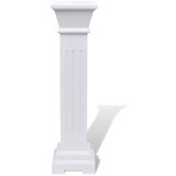 vidaXL Klasičen kvadratni steber za rastline MDF | Shoptok.si