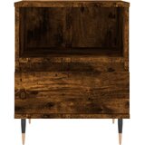  Noćni ormarić boja hrasta 40 x 35 x 50 cm od konstruiranog drva | shoptok.hr