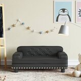 vidaXL Dječja fotelja crna 70x45x30 cm od Umjetna koža Cijene