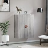 Zidni ormarić siva boja hrasta sonome 69,5 x 34 x 90 cm Slike