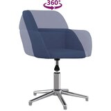  Okretne blagovaonske stolice od tkanine 2 kom plave | shoptok.hr