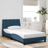  Okvir za krevet bez madraca Hanko plavi 100x200 cm baršunasti | shoptok.hr