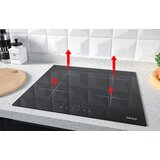 IsEasy LI4-20 – Ugradbena indukcijska ploča za kuhanje s 4 zone, 6000 W, Booster funkcija, 9 razina snage, 60 cm, crna | shoptok.hr