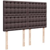  Krevet s oprugama i madracem tamnosmeđi 140x200 cm tkanina | shoptok.hr