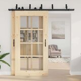 vidaXL Pribor za klizna vrata 213,5 cm čelični crni | shoptok.hr
