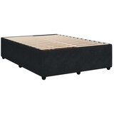vidaXL Box spring postelja z vzmetnico črna 160x200 cm žamet, (21305668) | Shoptok.si