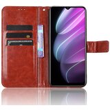 INORCO Za Realme V30 5G/V30t Crazy Horse Texture Denarnica Telefonska torbica PU usnje Pokrov stojala za telefon, (22036522) | Shoptok.si