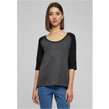 Urban Classics Women's 3/4 Contrast Raglan T-Shirt Coal/Black Cijene