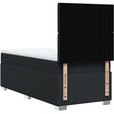 vidaXL Krevet s oprugama i madracem crni 90x190 cm od umjetne kože | shoptok.hr