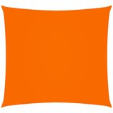 vidaXL Senčno jadro oksford blago kvadratno 3,6x3,6 m oranžno, (20965294) Cene