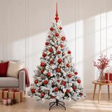  Umjetno božićno drvce s kuglicama 150 cm 150 LED lampica | shoptok.hr