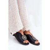 S. BARSKI Shiny Women's Sandals With Decorative Detail S.Barski | Shoptok.si