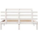 vidaXL Okvir kreveta s uzglavljem bez madraca bijeli 140x190 cm | shoptok.hr