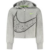 Nike Dječja Siva Majica s Kapuljačom na Patentni Zatvarač | shoptok.hr