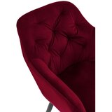 Livetastic Naslanjač Samt, Rdeča | Shoptok.si