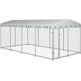 Zunanji pasji boks s streho 8x4x2,3 m