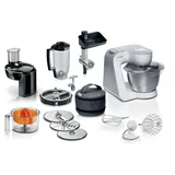 series 4, kitchen machine, mum 5, 1000 w, white, silver, MUM58251