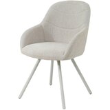 CARRYHOME stol, les, kovina, tekstil bež | Shoptok.si