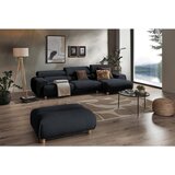 Lomoco KOTNA SEDEŽNA GARNITURA, velur antracit | Shoptok.si