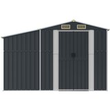  Vrtna kućica antracit 277 x 192,5 x 179 cm od pocinčanog čelika | shoptok.hr
