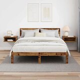  Nočna omarica 2 pcs Star les 40 x 31 x 15 cm Konstruiran les, (5000160597) | Shoptok.si