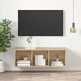  Zidni TV ormarić boja hrasta 37 x 37 x 107 cm konstruirano drvo Cijene