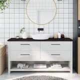 vidaXL Kupaonska radna ploča tamnosmeđa 160x40x(2-4) cm tretirano drvo Cijene