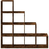  Pregrada/regal za knjige 4 razina hrast 131 5x29x131 5cm drveni | shoptok.hr