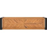  Klupa od masivne tikovine 120 cm - Crna 120 cm | shoptok.hr