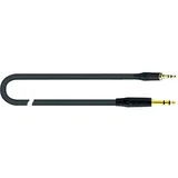  Q-LOK JUST J35JS 3 adapter kabel 3m (Stereo 6.3mm jack plug - Stereo 3.5mm jack plug) - crna boja