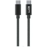 Group - USB kabl USB-C / USB-C 60 W, 20 cm, crne boje
