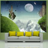  Tapeta - Flight over the mountains 200x140 Cijene