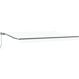vidaXL Bijela ručno uvlačiva tenda 450x300 cm | shoptok.hr