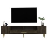 Hanah home tv polica Dekolp2 walnut gold
