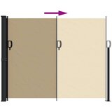 Bočna tenda na uvlačenje bež 160 x 300 cm | shoptok.hr